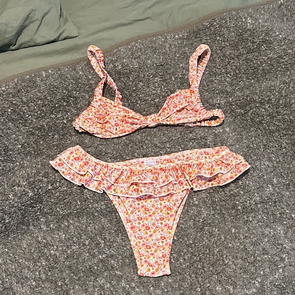 Strawberry Milk Mob Rae Top with Ripple Effect Bottom - Picture 10 of 13